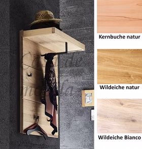 Wandgarderobe 71x110x38cm SKYLINE Massivholz von Casademobila Goslar Wandgarderobe 71x110x38cm SKYLINE Massivholz von Casademobila Goslar