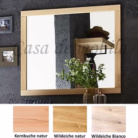 Wandspiegel 102x90x2cm SKYLINE Massivholz von Casademobila Goslar Wandspiegel 102x90x2cm SKYLINE Massivholz von Casademobila Goslar