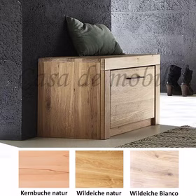 Schuhkommode 102x45x40cm SKYLINE Massivholz Bügelgriffe von Casademobila Goslar Schuhkommode 102x45x40cm SKYLINE Massivholz Bügelgriffe von Casademobila Goslar