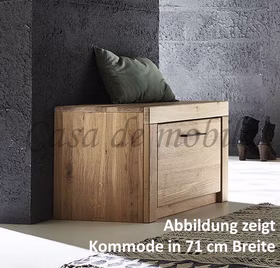 Schuhkommode 102x45x40cm SKYLINE Massivholz Bügelgriffe von Casademobila Goslar Schuhkommode 102x45x40cm SKYLINE Massivholz Bügelgriffe von Casademobila Goslar