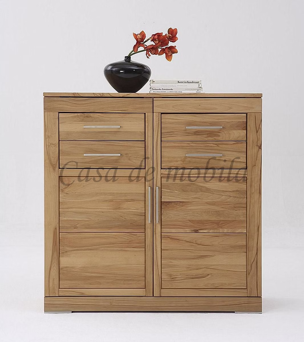 wohnzimmerschrank-casera-kernbuche-natur-massiv. Vollholz Wohnzimmerschrank Casera in Kernbuche natur geölt bei Casa de mobila.