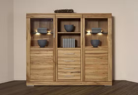 Echtholz Geschirrschrank Casera 176x154x42cm Kernbuche massiv natur geölt Wimmer Casa de mobila Echtholz Geschirrschrank Casera 176x154x42cm Kernbuche massiv natur geölt Wimmer Casa de mobila