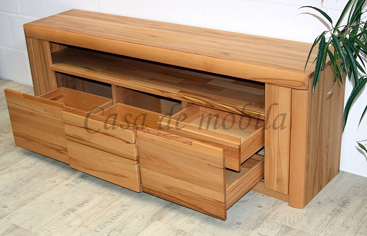 Wohnwand Set komplett 4teilig SKYLINE Massivholz geölt von Casademobila Goslar Wohnwand Set komplett 4teilig SKYLINE Massivholz geölt von Casademobila Goslar