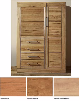 Massivholz Schrank Casera 100x154x42cm Kernbuche, Asteiche massiv natur oder Bianco geölt Wimmer Casa de Mobila Goslar Massivholz Schrank Casera 100x154x42cm Kernbuche, Asteiche massiv natur oder Bianco geölt Wimmer Casa de Mobila Goslar