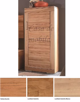 Massivholz Schrank Casera 64x154x42cm Kernbuche, Asteiche massiv natur oder Bianco geölt Casa de Mobila Goslar Massivholz Schrank Casera 64x154x42cm Kernbuche, Asteiche massiv natur oder Bianco geölt Casa de Mobila Goslar