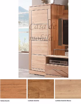 Massivholz Schrank Casera 64x154x42cm Kernbuche, Asteiche massiv natur oder Bianco geölt Casa de Mobila Goslar Massivholz Schrank Casera 64x154x42cm Kernbuche, Asteiche massiv natur oder Bianco geölt Casa de Mobila Goslar