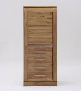Vollholz Esszimmerschrank Casera 64x154x42cm Kernbuche, Asteiche massiv natur oder Bianco geölt Wimmer Casa de Mobila