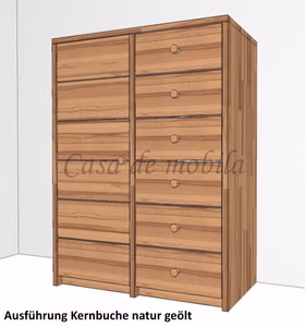 Hochkommode 92x123x46cm CONTRA Massivholz Anrichte Wäschekommode von Casademobila Goslar Hochkommode 92x123x46cm CONTRA Massivholz Anrichte Wäschekommode von Casademobila Goslar