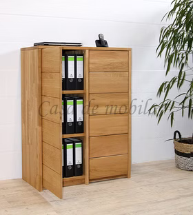 Hochkommode 92x123x46cm CONTRA Wildeiche massiv natur geölt von Casa de mobila Goslar Hochkommode 92x123x46cm CONTRA Wildeiche massiv natur geölt von Casa de mobila Goslar