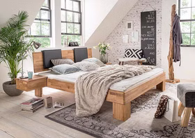 Bett 180x200x45cm NXT ZENNA Kopfteil geschlossen Wildeiche massiv geölt von Casademobila Goslar Bett 180x200x45cm NXT ZENNA Kopfteil geschlossen Wildeiche massiv geölt von Casademobila Goslar