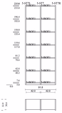 Massivholz Standregal 92x236x33cm CONTRA kiefer massiv weiß lackiert Casademobila Goslar