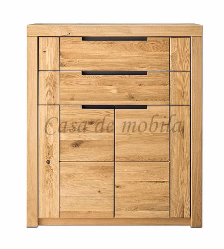 Massivholz Hochkommode HORIZONT 102x118x40cm Wildeiche massiv natur oder Bianco geölt Casa de mobila Goslar Massivholz Hochkommode HORIZONT 102x118x40cm Wildeiche massiv natur oder Bianco geölt Casa de mobila Goslar