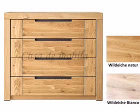 Massivholz Schubladenkommode HORIZONT 102x92x40cm Wildeiche massiv natur oder Bianco geölt Casa de mobila Goslar Massivholz Schubladenkommode HORIZONT 102x92x40cm Wildeiche massiv natur oder Bianco geölt Casa de mobila Goslar