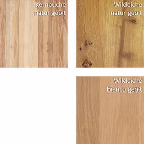 Bücherregal 265x236x33cm CONTRA Massivholz 2farbig von Casademobila Goslar