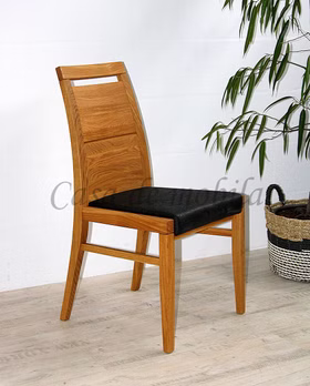 Esszimmerstuhl 49x95x53cm CASERA Massivholz geölt Stoffpolster Büffel von Casademobila Goslar Esszimmerstuhl 49x95x53cm CASERA Massivholz geölt Stoffpolster Büffel von Casademobila Goslar