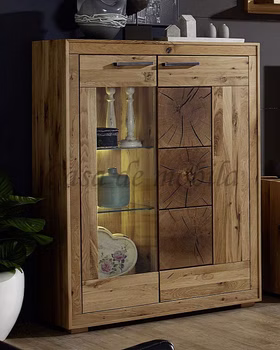 Massivholz Highboard I 103x135x40cm RUSTIC Wildeiche geölt Hirnholz von Casademobila Goslar Massivholz Highboard I 103x135x40cm RUSTIC Wildeiche geölt Hirnholz von Casademobila Goslar