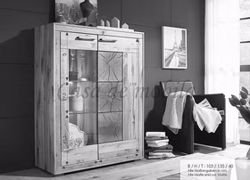 Massivholz Highboard I 103x135x40cm RUSTIC Wildeiche geölt Hirnholz von Casademobila Goslar Massivholz Highboard I 103x135x40cm RUSTIC Wildeiche geölt Hirnholz von Casademobila Goslar