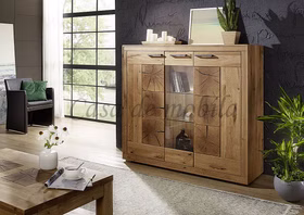 Massivholz Highboard II 150x135x40cm RUSTIC Wildeiche geölt Hirnholz von Casademobila Goslar Massivholz Highboard II 150x135x40cm RUSTIC Wildeiche geölt Hirnholz von Casademobila Goslar