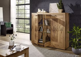 Massivholz Highboard II 150x135x40cm RUSTIC Wildeiche geölt Hirnholz von Casademobila Goslar Massivholz Highboard II 150x135x40cm RUSTIC Wildeiche geölt Hirnholz von Casademobila Goslar
