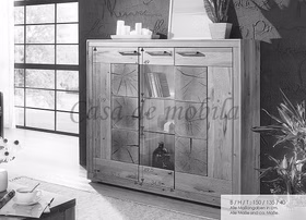 Massivholz Highboard II 150x135x40cm RUSTIC Wildeiche geölt Hirnholz von Casademobila Goslar Massivholz Highboard II 150x135x40cm RUSTIC Wildeiche geölt Hirnholz von Casademobila Goslar