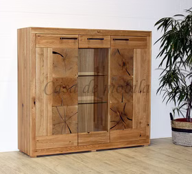Massivholz Highboard II 150x135x40cm RUSTIC Wildeiche geölt Hirnholz von Casademobila Goslar Massivholz Highboard II 150x135x40cm RUSTIC Wildeiche geölt Hirnholz von Casademobila Goslar