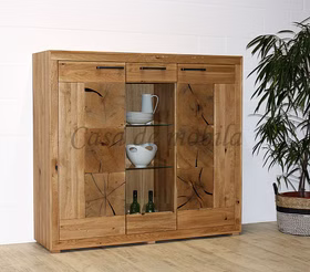 Massivholz Highboard II 150x135x40cm RUSTIC Wildeiche geölt Hirnholz von Casademobila Goslar Massivholz Highboard II 150x135x40cm RUSTIC Wildeiche geölt Hirnholz von Casademobila Goslar