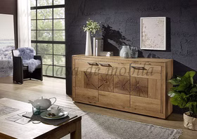 Massivholz Sideboard I 171x86x40cm RUSTIC Wildeiche geölt Hirnholz von Casademobila Goslar Massivholz Sideboard I 171x86x40cm RUSTIC Wildeiche geölt Hirnholz von Casademobila Goslar