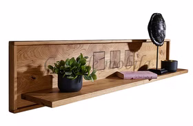 Massivholz Wandboard II 150x30x22cm RUSTIC Wildeiche geölt Hirnholz von Casademobila Goslar Massivholz Wandboard II 150x30x22cm RUSTIC Wildeiche geölt Hirnholz von Casademobila Goslar