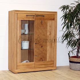 Massivholz Wohnwand 4teilig RUSTIC Wildeiche massiv geölt Hirnholz von Casademobila Goslar Massivholz Wohnwand 4teilig RUSTIC Wildeiche massiv geölt Hirnholz von Casademobila Goslar