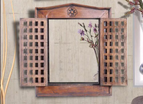 Spiegel 50x63x6cm FOREST BAYWOOD recycled Teak massiv honigfarben gebeizt und lackiert von Casademobila Goslar Spiegel 50x63x6cm FOREST BAYWOOD recycled Teak massiv honigfarben gebeizt und lackiert von Casademobila Goslar
