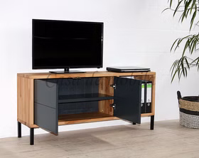 TV-Kommode mit metallbeine 134x59x33cm CONTRA Kernbuche massiv geölt / anthrazitgrau TV-Kommode mit metallbeine 134x59x33cm CONTRA Kernbuche massiv geölt / anthrazitgrau von Casa de mobila Goslar