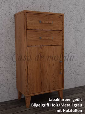 schmale kommode 46x86x32cm MIDO Eiche massiv braun tabak geölt von Casademobila Goslar schmale kommode 46x86x32cm MIDO Eiche massiv braun tabak geölt von Casademobila Goslar