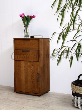 schmale Telefonkommode 46x86x32cm MIDO Eiche massiv braun nußbaumfarben geölt von Casademobila Goslar schmale Telefonkommode 46x86x32cm MIDO Eiche massiv braun nußbaumfarben geölt von Casademobila Goslar