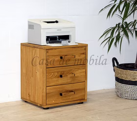 Drucker-Kommode 46x54x40cm MIDO Eiche massiv geölt von Casademobila Goslar Drucker-Kommode 46x54x40cm MIDO Eiche massiv geölt von Casademobila Goslar