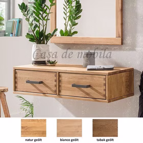 Konsole 90x22x32cm MIDO Eiche massiv geölt von Casademobila Goslar Konsole 90x22x32cm MIDO Eiche massiv geölt von Casademobila Goslar