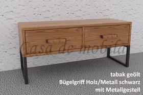 Massivholz TV-Kommode mit schubladen 90x22x40cm MIDO Eiche massiv braun nussbaumfarben geölt von Casademobila Goslar Massivholz TV-Kommode mit schubladen 90x22x40cm MIDO Eiche massiv braun nussbaumfarben geölt von Casademobila Goslar
