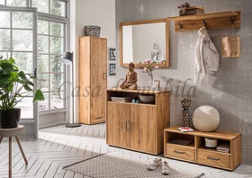Schrank-links-Eiche-natur-geoelt-Mido-M60704L-32-N-G2-G-10.jpg Massivholz Flurschrank MIDO schmal 46x180x40cm Eiche massiv natur geölt Casademobila Goslar