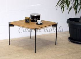 Couchtisch 60x38x60cm ALTO Asteiche massiv geölt Metallbeine Couchtisch 60x38x60cm ALTO Asteiche massiv natur geölt Metallbeine von Casademobila Goslar