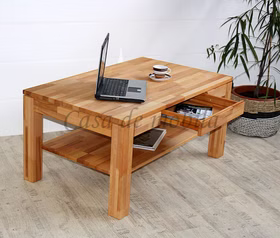 Massivholz Couchtisch 115x54x70cm SALEM Kernbuchen massiv natur geölt/gewachst von Casademobila Goslar Massivholz Couchtisch 115x54x70cm SALEM Kernbuchen massiv natur geölt/gewachst von Casademobila Goslar