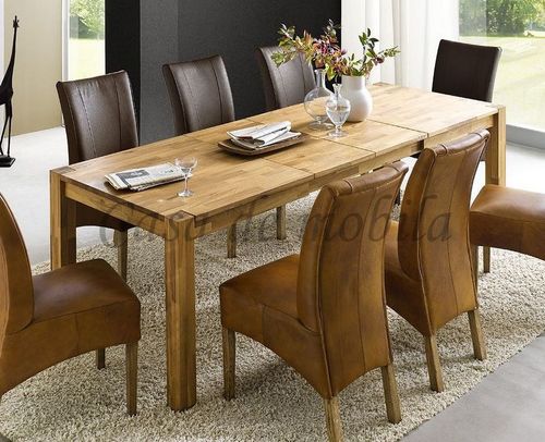 Ausziehtisch 160/205/250x76x90cm FRITZ Wildeiche massiv geölt