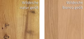 Schreibtisch 160x74x78cm CONTRA Wildeiche massiv geölt contra holzmuster parkettverleimt geölt von Casademobila Goslar