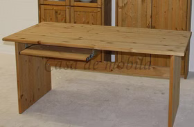 Schreibtisch 160x74x78cm CONTRA Kiefer massiv von Casademobila Goslar