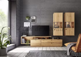 TV-Lowboard links mit Aufsatz WALBORG Eiche massiv geölt von Casademobila Goslar TV-Lowboard links mit Aufsatz WALBORG Eiche massiv geölt von Casademobila Goslar