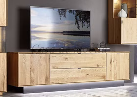 TV-Lowboard 195x59x40cm WALBORG Eiche massiv geölt von Casademobila Goslar TV-Lowboard 195x59x40cm WALBORG Eiche massiv geölt von Casademobila Goslar