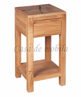 Blumentisch-60cm-Wildeiche-massiv-geoelt-Hirnholz-Harz-11066001-3.jpg Nachttisch mit schubladen 30x60x30cm HARZ Wildeiche massiv geölt Hirnholz von Casademobila Goslar