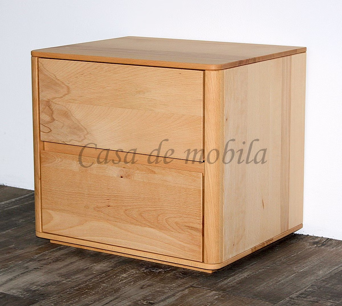 Massivholz Nachtkommode mit abgerundeten Ecken VIGO 50x45x40cm Kernbuche massiv natur geölt in Goslar bei Casa de mobila Massivholz Nachtkommode mit abgerundeten Ecken VIGO 50x45x40cm Kernbuche massiv natur geölt in Goslar bei Casa de mobila