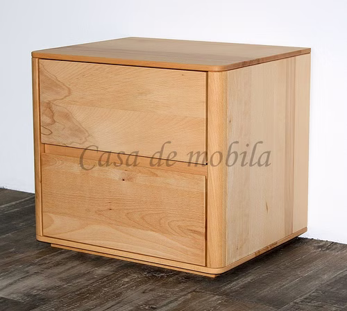 Massivholz Nachtschrank mit abgerundeten Ecken VIGO 50x45x40cm Kernbuche massiv natur geölt in Goslar bei Casa de mobila Massivholz Nachtschrank mit abgerundeten Ecken VIGO 50x45x40cm Kernbuche massiv natur geölt in Goslar bei Casa de mobila