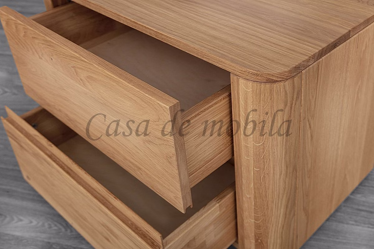 Massivholz Nachtkommode mit abgerundeten ecken VIGO 50x45x40cm Wildeiche massiv natur geölt in Goslar bei Casa de mobila Massivholz Nachtkommode mit abgerundeten ecken VIGO 50x45x40cm Wildeiche massiv natur geölt in Goslar bei Casa de mobila