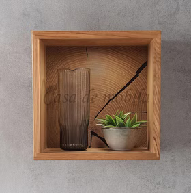 Massivholz Würfelregal HARZ 34x34x20cm Wildeiche Hirnholz Hängeregal natur geölt von Casademobila Goslar Massivholz Würfelregal HARZ 34x34x20cm Wildeiche Hirnholz Hängeregal natur geölt von Casademobila Goslar