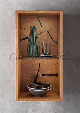 Hängender regal horizontal 34x64x20cm HARZ Wildeiche massiv geölt Hirnholz Hängender regal vertikal 34x64x20cm HARZ Wildeiche massiv geölt Hirnholz von Casa de mobila Goslar